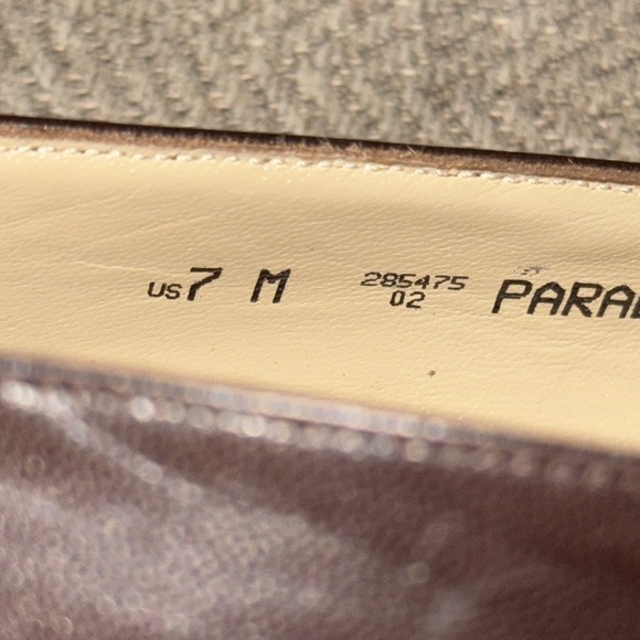 Bally Brown Leather Paradisea Flats - Picture 11 of 11